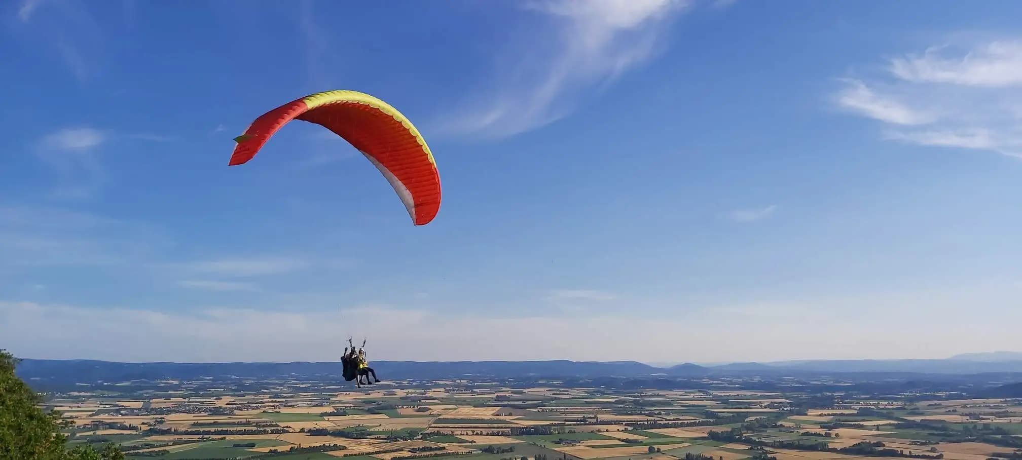 Vol biplace à Roynac