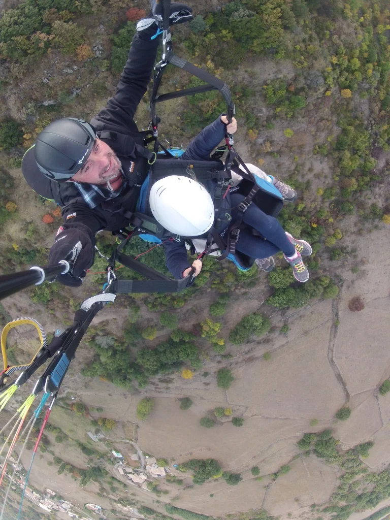 Biplace enfant vue de dessus